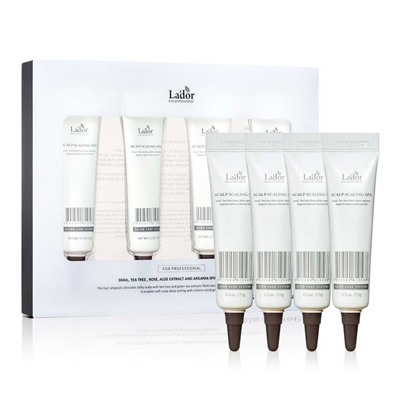 Lador Ампулы очищающие для кожи головы / Scalp Scaling Spa Аmpoul, 4 шт