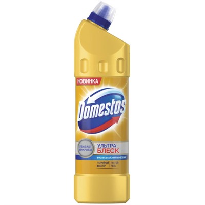 Средство чистящее для унитаза Domestos (Доместос) Ультра блеск, 1 л