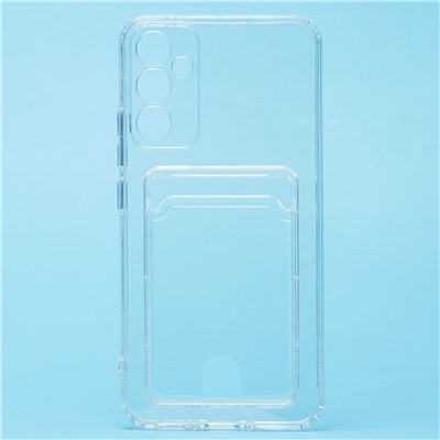 Чехол-накладка SC276 с картхолдером для "Samsung Galaxy A34" (transparent)