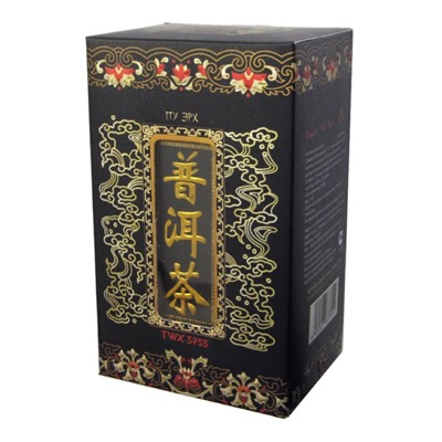 Чай                                        Чю хуа                                        ЧЮ ХУА (3755) серия GOLD Пу-Эрх Голд 10 лет 150 гр. кр/лист, картон (20)