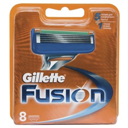 Кассеты для бритья Gillette Fusion Power (Джилет), 8 шт