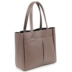 Женская сумка шоппер из эко кожи 894167 Хаки