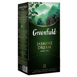 Чай                                        Greenfield                                         Jasmine Drim 25 пак. х 2 гр. зеленый с жасмином (10) (0373-10)
