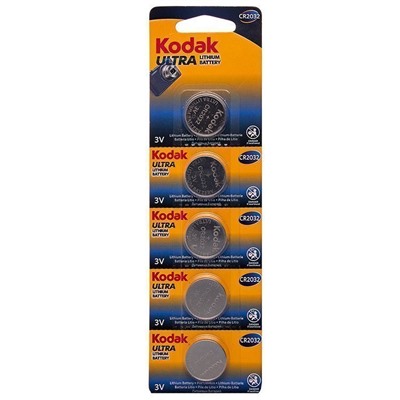 Элемент литиевый Kodak CR2032 (5-BL) (60/360) ..