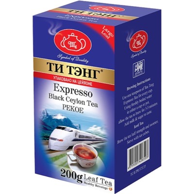 Чай                                        Титэнг                                        Экспрессо 200 гр. черный (5пч)(406503) (50)