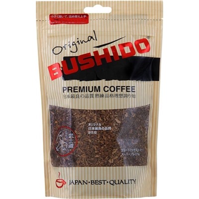 Кофе                                        Bushido                                        Ориджинал 75 гр. пакет (12)