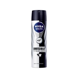 Антиперспирант спрей мужской Nivea Men Invisible Невидимая защита для черного и белого, 150 мл