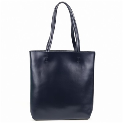 Женская кожаная сумка шоппер 8688-220 Синий