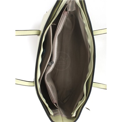 Сумка женская искусственная кожа Ch&K-6833,  1отд+карм/перег,  плечевой ремень,  св, зеленый 254513