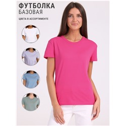 футболка 1ЖДФК3967001; ярко-розовый12