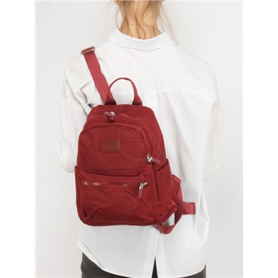 Рюкзак жен текстиль CF-0483 2отд,  4внут+3внеш/ карм,  бордовый 252631