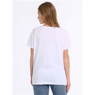 футболка 1ЖДФК4162001; белый / Сердце кистью