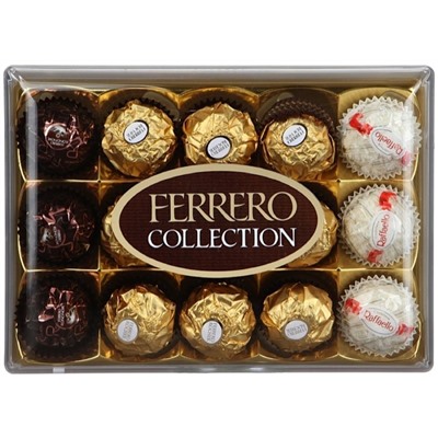 Кондитерские изделия                                        Ferrero                                        Ферреро Коллекция:набор конфет 172,2 гр. Т15 (6)/120