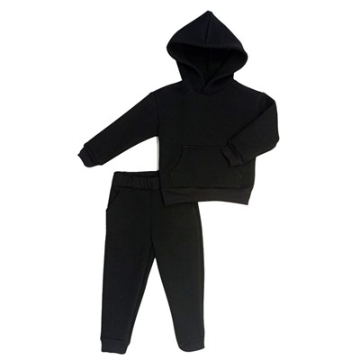 Спортивный костюм 0313/45 черный, 3хн, без начеса