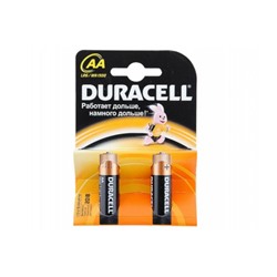 Батарейки алкалиновые Duracell (Дюраселл) Basic AA 1,5V LR6 MN 1500 (2 шт)