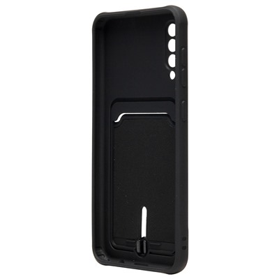 Чехол-накладка SC304 с картхолдером для "Samsung SM-A307 Galaxy A30s/SM-A505 Galaxy A50/SM-A507 Galaxy A50s" (black)