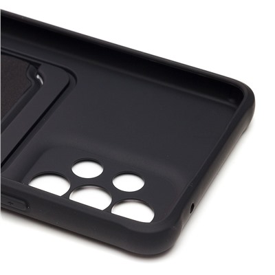Чехол-накладка SC304 с картхолдером для "Samsung SM-A536 Galaxy A53 5G" (black)