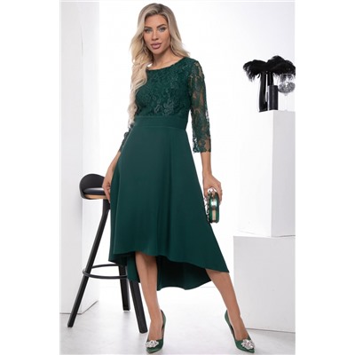 Платье Лика (зелёное) П7521