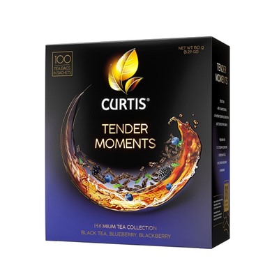 Чай                                        Curtis                                        Tender Moments 100 пак.*1,8 гр. черный (8) 102220