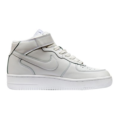 Кроссовки NN A Force 1 Mid 07 White Leather арт 5001-1