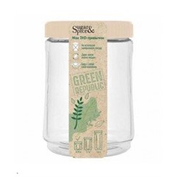 *Банка для сыпучих продуктов Green Republic SE2248GR 0,75л лён (12)