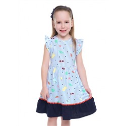 CLE платье дев.894130/40кдн, голубой/жёлтый, Таблица размеров на детскую одежду «ЭЙС» и «CLEVER WEAR»