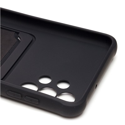 Чехол-накладка SC304 с картхолдером для "Samsung SM-A135 Galaxy A13 4G" (black)