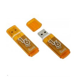 *USB2.0 FlashDrives16Gb Smart Buy Glossy series Orange (SB16GBGS-Or)