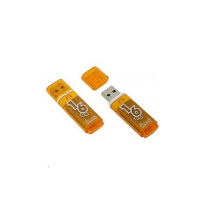*USB2.0 FlashDrives16Gb Smart Buy Glossy series Orange (SB16GBGS-Or)
