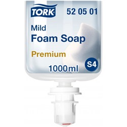 Мыло TORK S4, пена, мягкое, прозрачное, 1 л