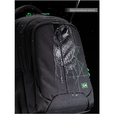 Рюкзак для подростков SkyName 90-120 зеленый 36Х19Х44