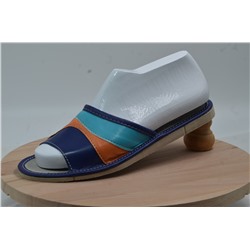 001-2-35  Обувь домашняя (Тапочки кожаные) размер 35