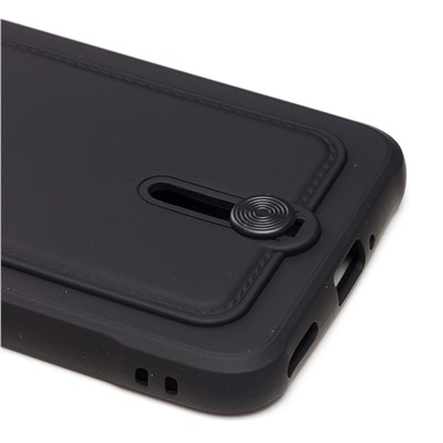 Чехол-накладка SC304 с картхолдером для "Huawei Honor 50 Lite/nova 8i" (black)