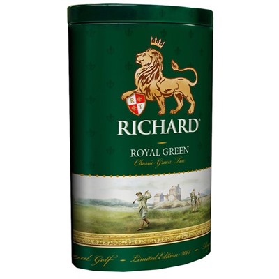 Чай                                        Richard                                        Royal Green 80 гр. зеленый ж/б (12) 610652