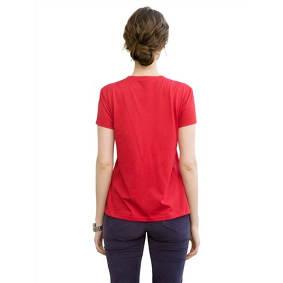 Джемпер (модель "футболка") женский Красный(18)