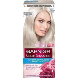 Краска для волос Garnier (Гарньер) Color Sensation, 901 серебристый блонд