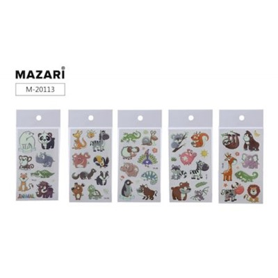 Тату стикеры 6,8 х 12 см флуоресцентные M-20113 Mazari