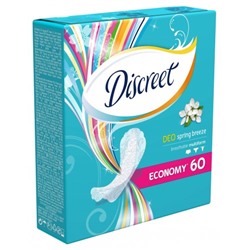 Прокладки ежедневные Discreet (Дискрит) Deo Spring Breeze, 60 шт