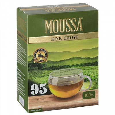 Чай                                        Kejofoods                                        MOUSSA Зеленый 100 гр. картон (36) "№ 95"