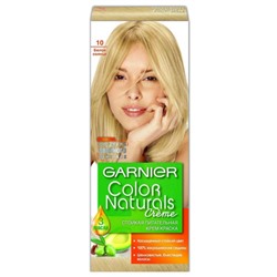 Краска для волос Garnier (Гарньер) Color Naturals Creme, тон 10 - Белое солнце