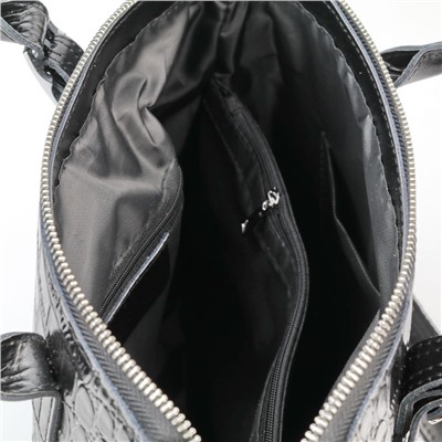 Женская кожаная сумка 1543-220 Блек