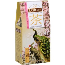 Чай                                        Basilur                                        "Китайский чай" Зеленый с жасмином 100 гр., картон (12) (71702)
