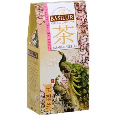 Чай                                        Basilur                                        "Китайский чай" Зеленый с жасмином 100 гр., картон (12) (71702)