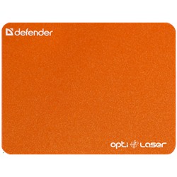 *Коврик для мыши DEFENDER пластиковый Silver opti-laser(ассорти -4 вида) 220х180х0.4мм