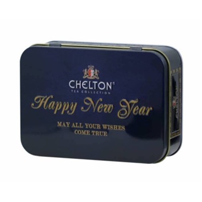 Чай                                        Chelton                                        Шкатулка "Счастливого Нового Года" черный,50 гр ж/б (18) /1845