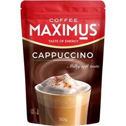 Кофе                                        Maximus                                        Напиток кофейный раствор.ТМ "Maximus" Cappuccino 150 гр. м/у (16)