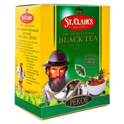 Чай                                        St.clair's                                        PEKOE 100 гр. черный ср/лист (48)