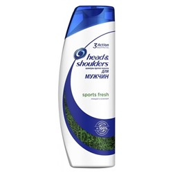 Шампунь для волос Head and Shoulders (Хед Энд Шолдерс) Sports Fresh (Спорт Фреш), 400 мл