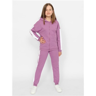 Костюм для девочки (толстовка, брюки) Фиолетовый