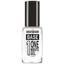 Основа с гель-эффектом Belor Design One minute gel Base, 10 мл